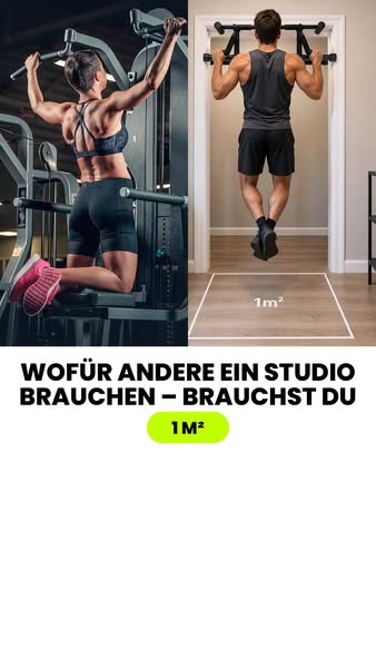 Dein Gym im Türrahmen
