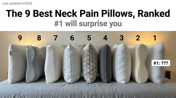 The Best Pillows For Neck Pain Of 2026 (and The Ones To Avoid)
