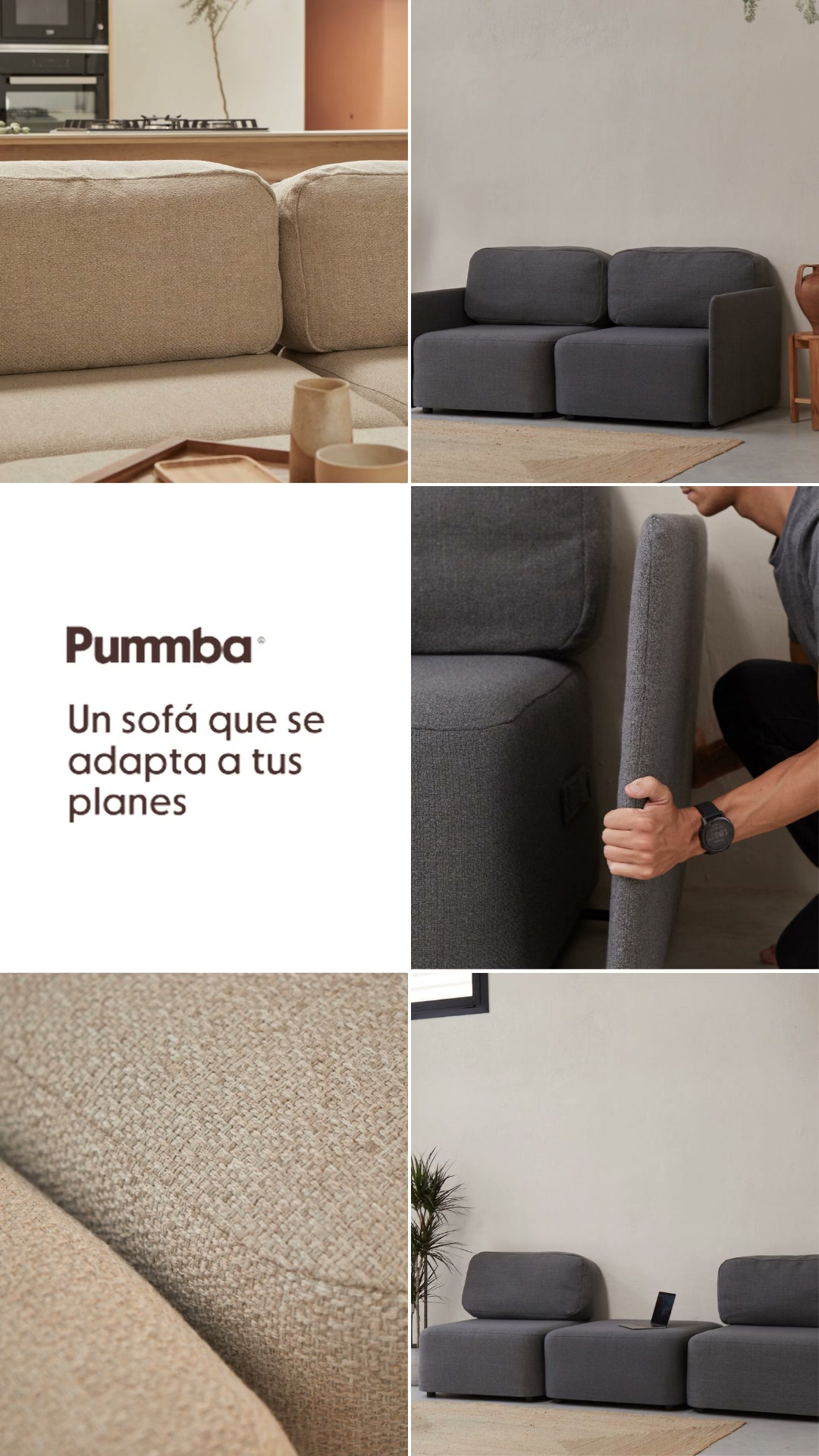 Descubre Pummba, tu sofá modular