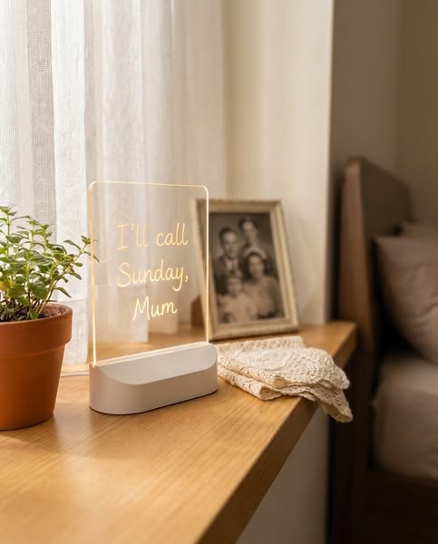 When you can't be there every day, leave a little light that says you're thinking of them.