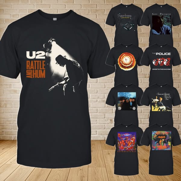 The Best Selling Albums of All Time t-shirts