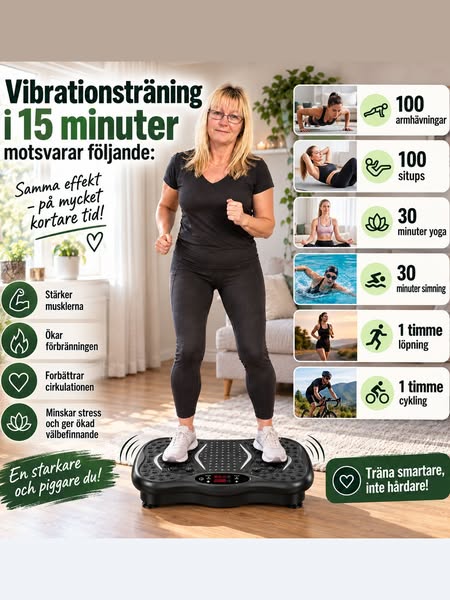 Kom i form på 10-15 minuter om dagen