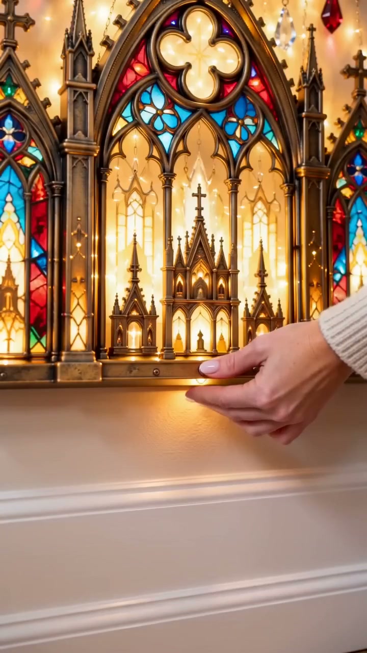 Illuminate Your Christmas with Stained Glass Light