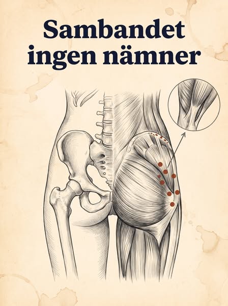 Värk efter att ha suttit