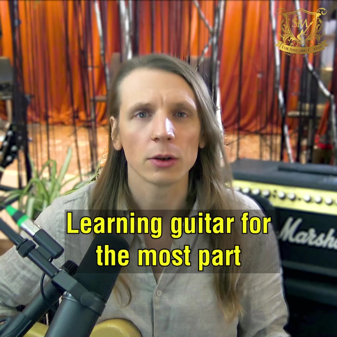Guitar success is only muscular memory