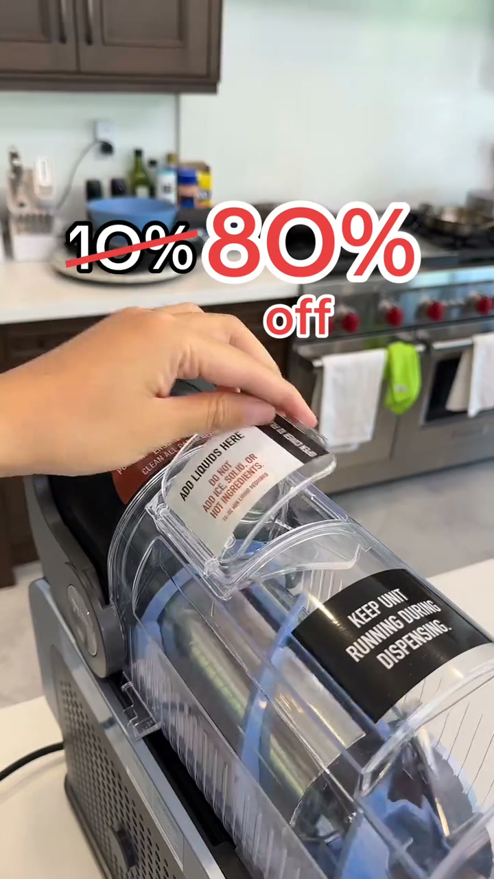$69.99 USD to give your family frozen slushies at home — no more begging for store-bought ones.