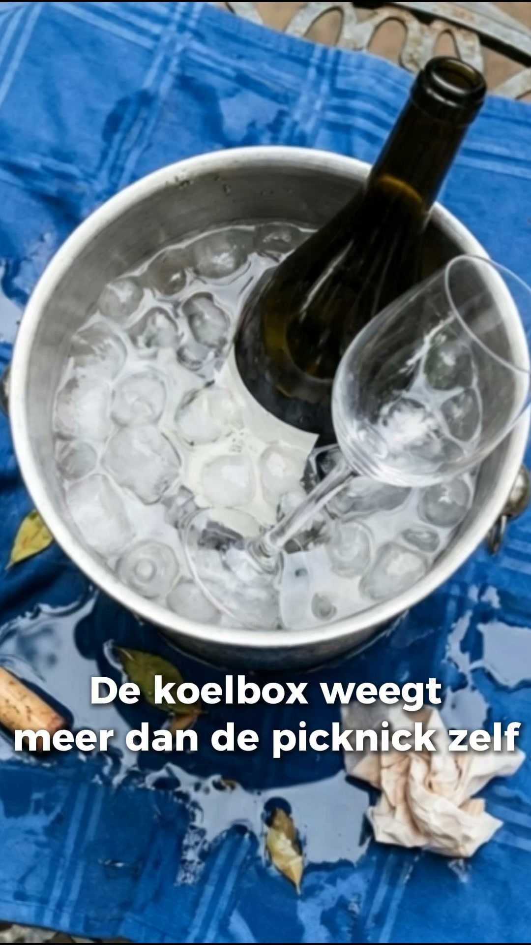 Laat de koelbox thuis, de rosé blijft koud