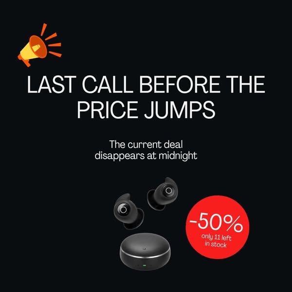 50% OFF. Today Only.