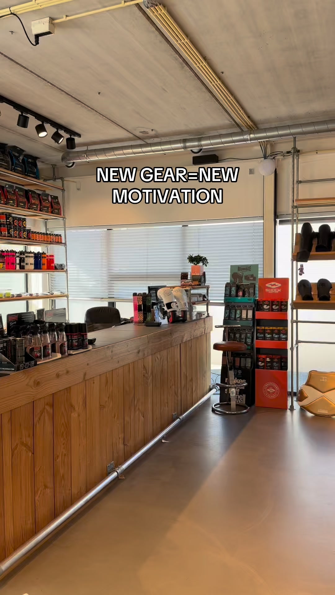 NEW GEAR = NEW MOTIVATION