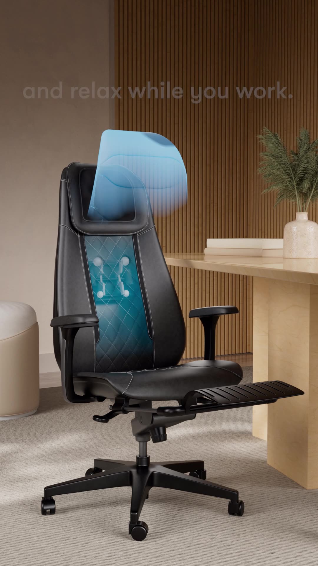 Get A Professional-Grade Massage While You Work.