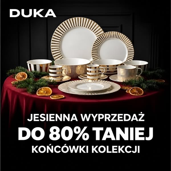 Jesienna wyprzedaż DUKA – do 80% taniej