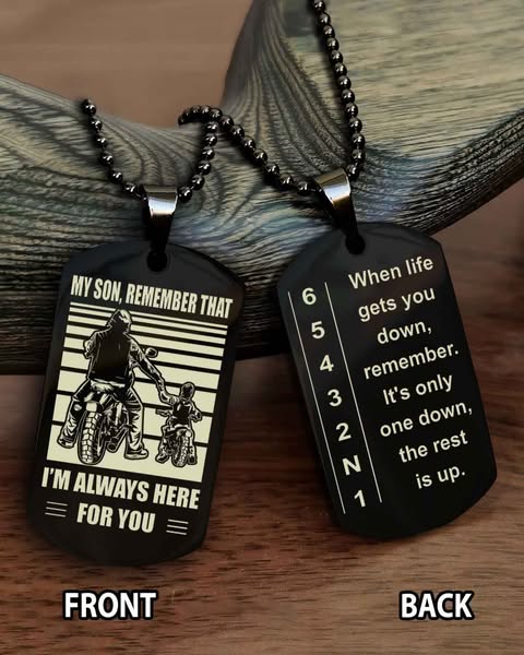 Biker dog tag for Brother
