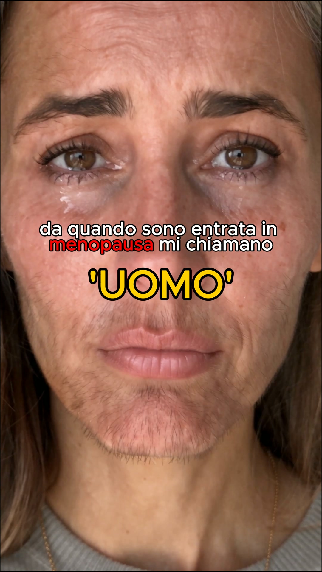 Addio peli sul viso