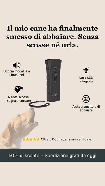 Un approccio delicato ed efficace per gestire l'abbaiare