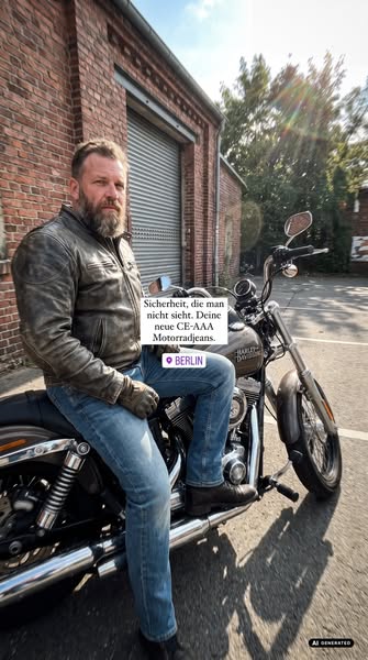Abriebfeste Motorradjeans mit CE-Level AAA