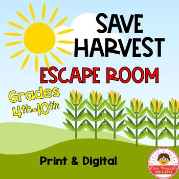 Save Harvest Differentiated ESCAPE ROOM