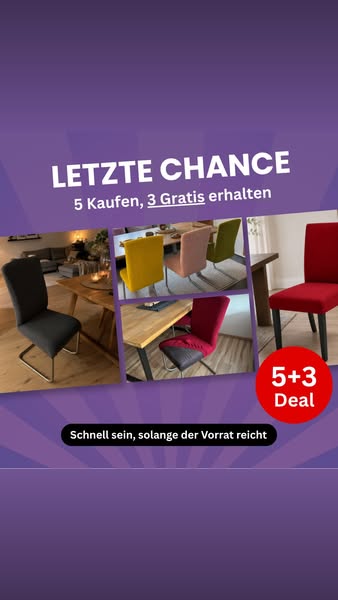 5 + 3 & Kostenloser Versand