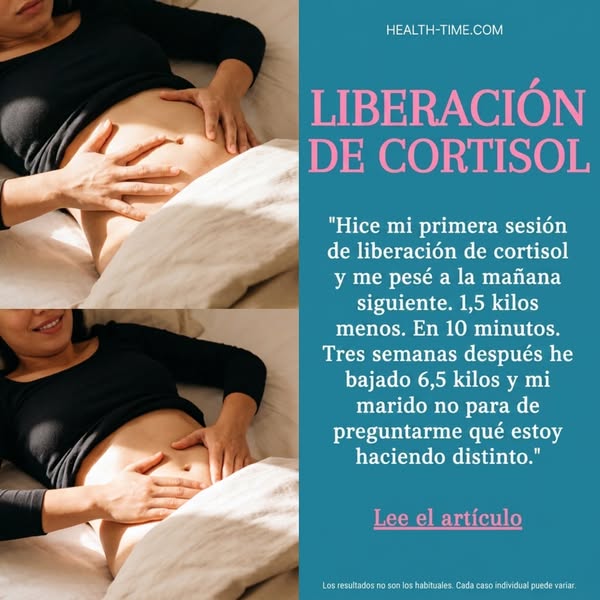 No es grasa, es el cortisol bloqueando tu pérdida de peso