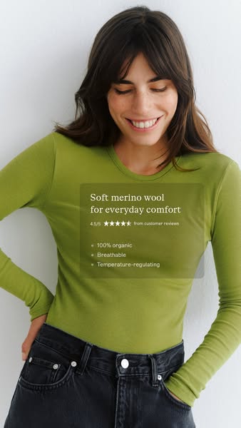 Organic merino wool