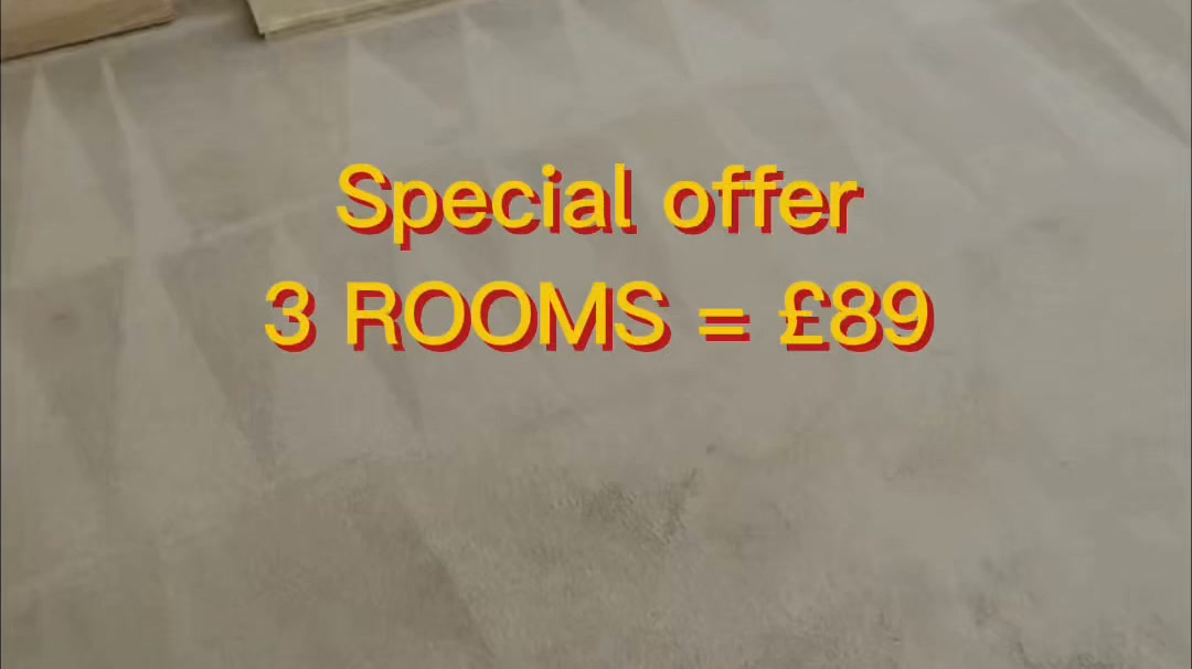 3 Rooms – Now Only £89| September Special!