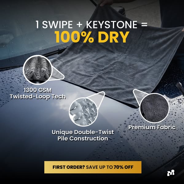Dry Your Entire Car in 60 Seconds