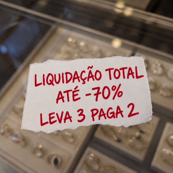 LIQUIDAÇÃO TOTAL ATÉ -70%