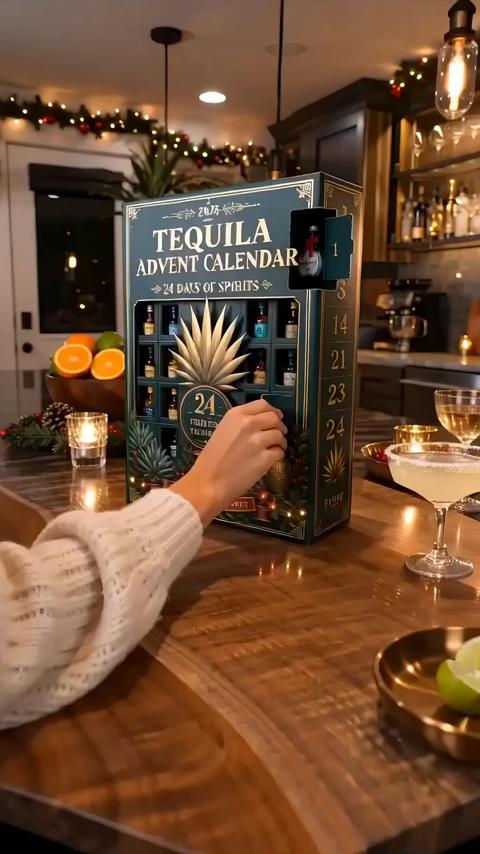 24-Day Mini Tequila Bottle Advent Blind Box