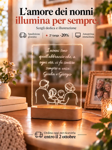 Un regalo speciale per i nonni