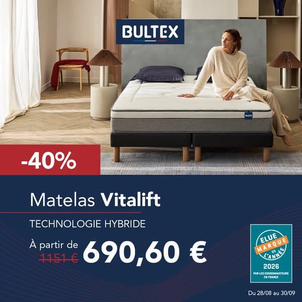 Matelas à -40%