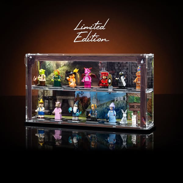 Limited Edition 2-in-1 Display Case for LEGO® Minifigures Shrek Series (71053)