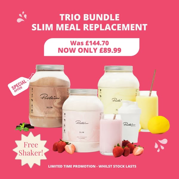 3x Slim Bundle + Free Shaker, 102 Meals