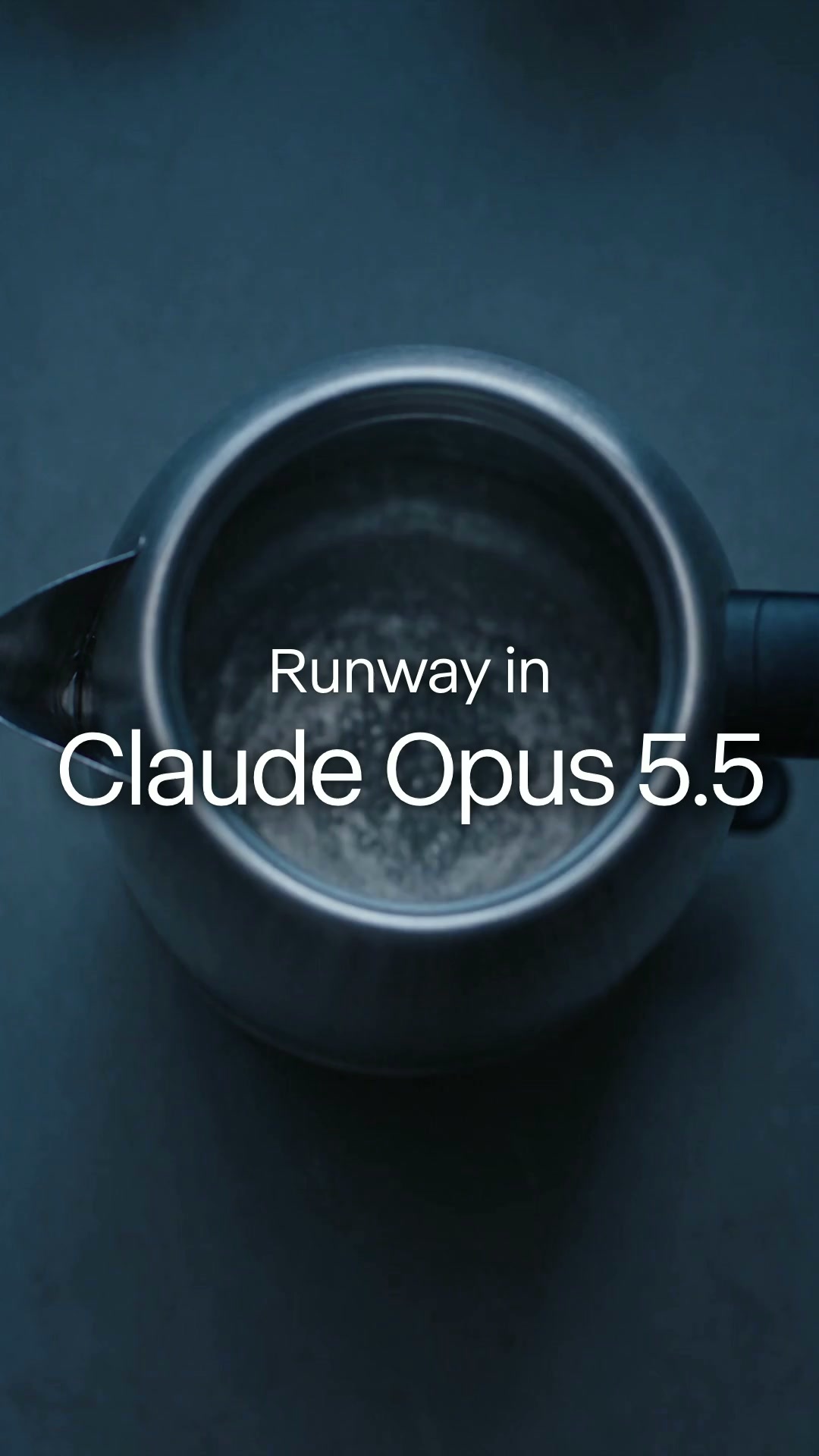 Anúncio de Runway