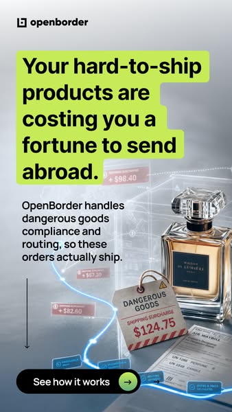 Dangerous goods shipped abroad