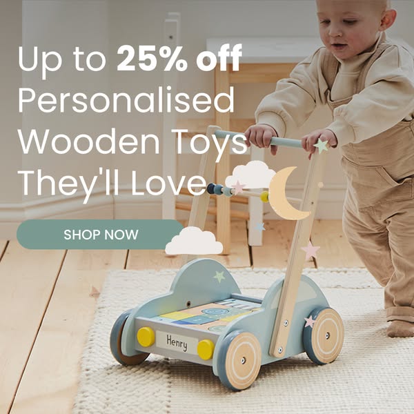 Up to 25% Off Wooden Toys
