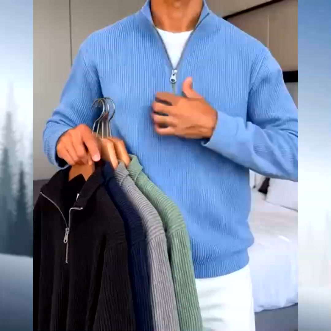 Laurent™ | Pull Décontracté en Velours Côtelé