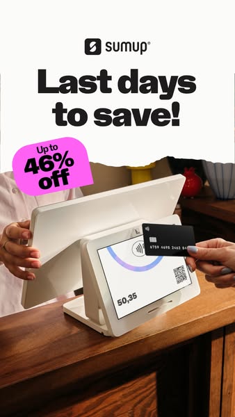 SumUp products for less