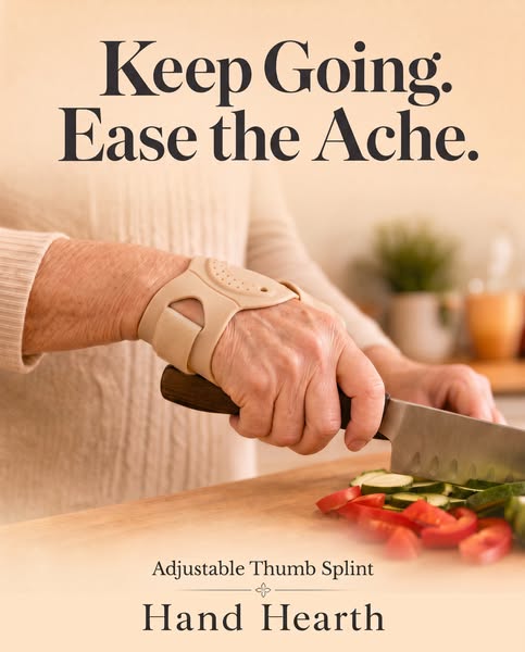 The ache when you grip the knife.