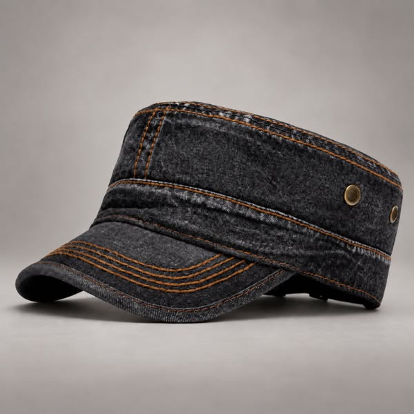 Vintage Conductor Denim Hat