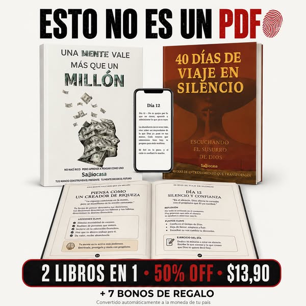 50% OFF termina hoy: los 2 libros por $13,90