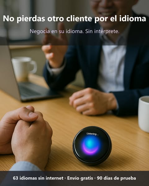 Negocia en su idioma, sin intérprete