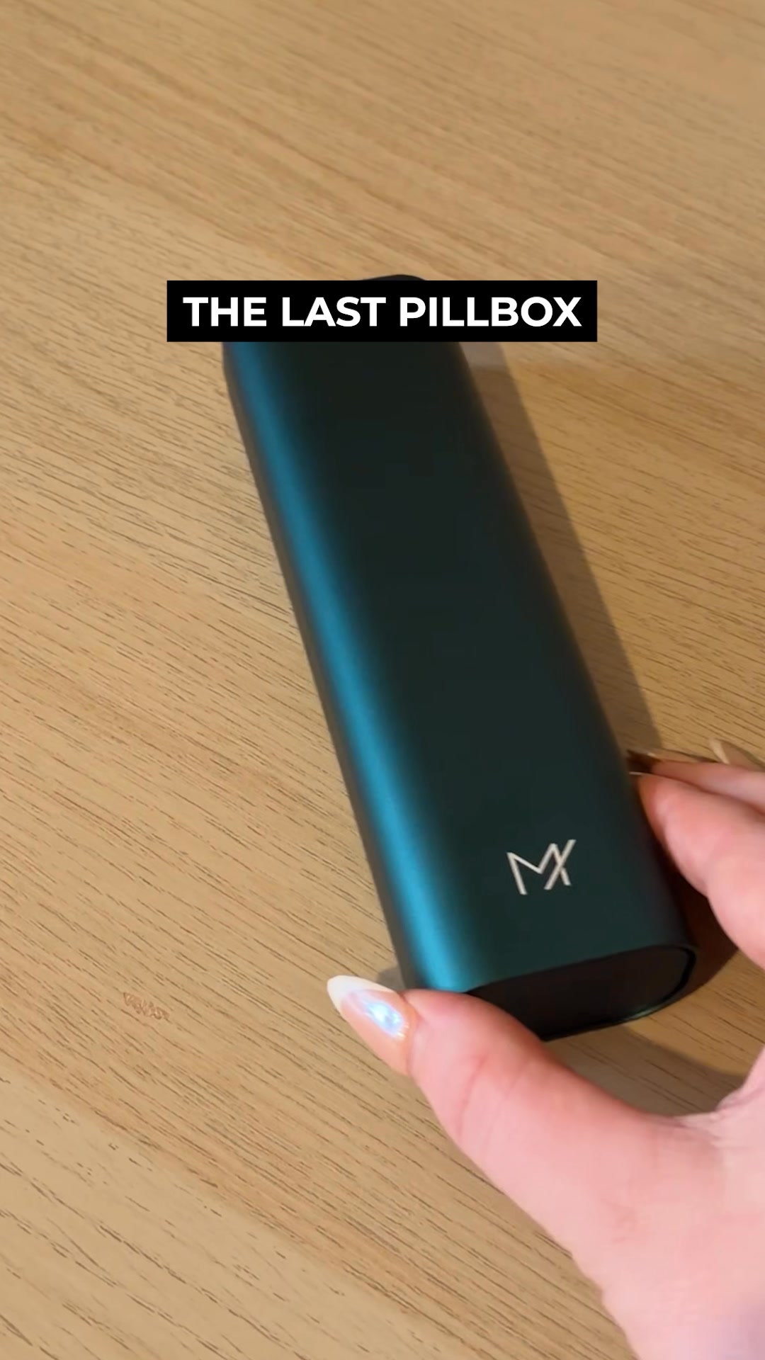 The counter-worthy pill box