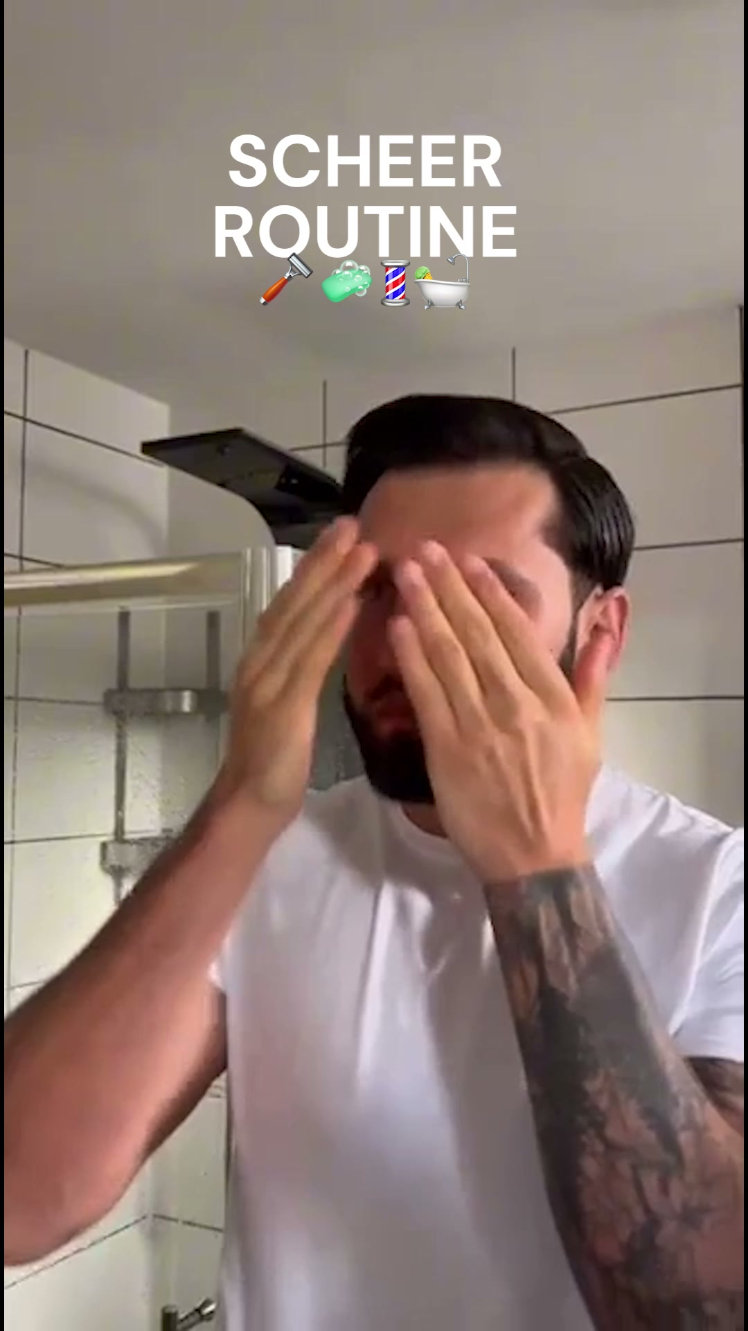 Gezicht. Baard. Ballen.