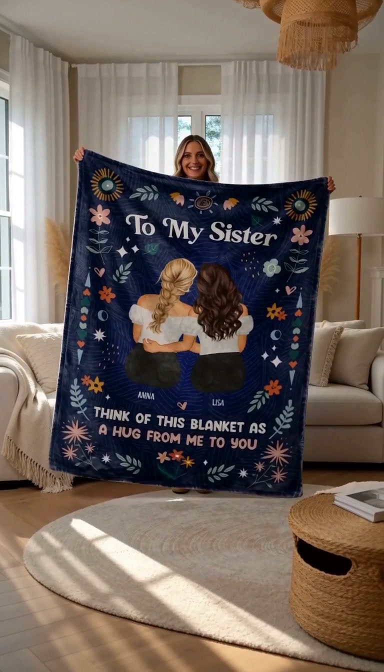 A Hug in Blanket Form for Your Sister