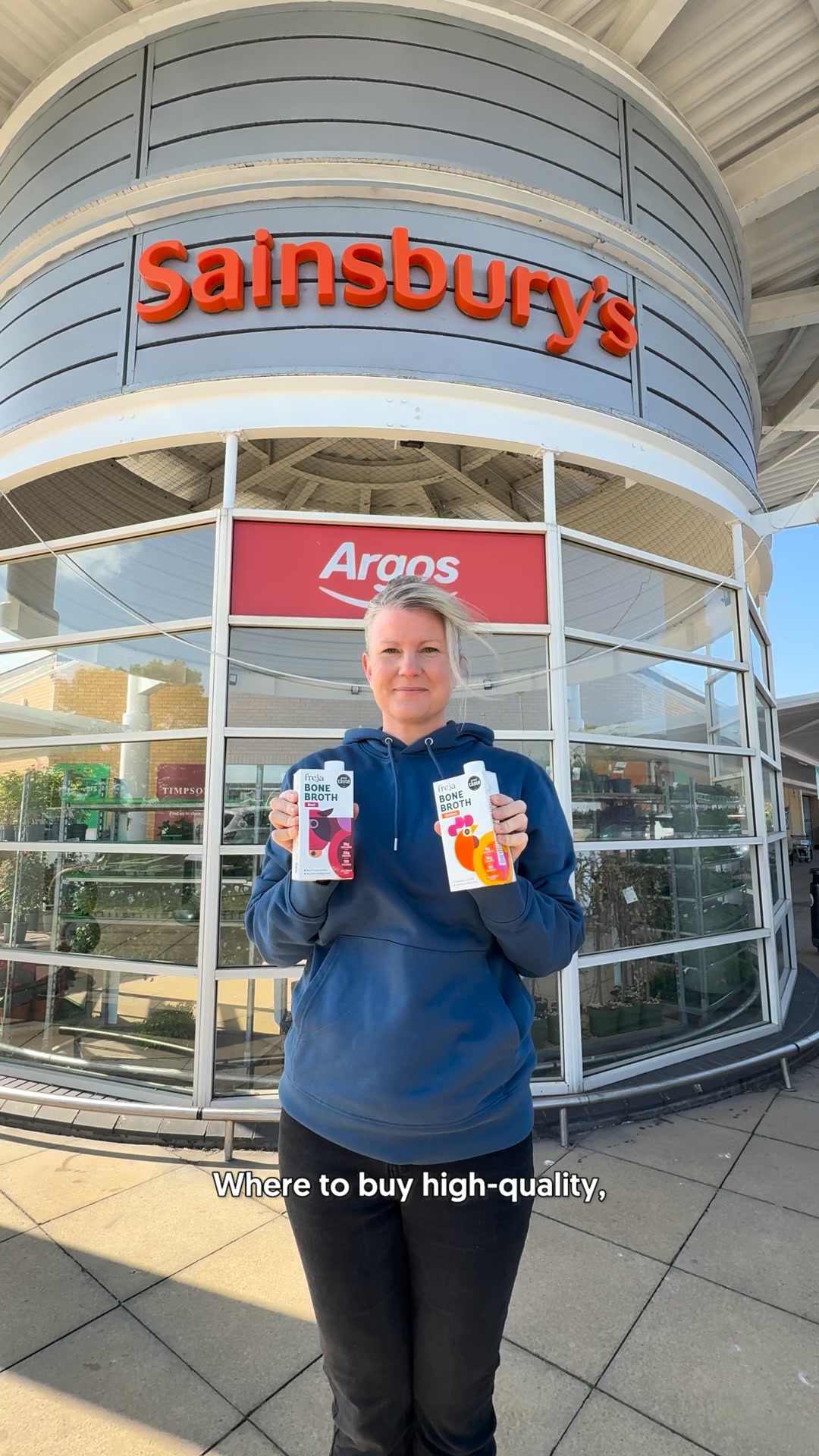 Award-winning bone broth: Available in Sainsbury's