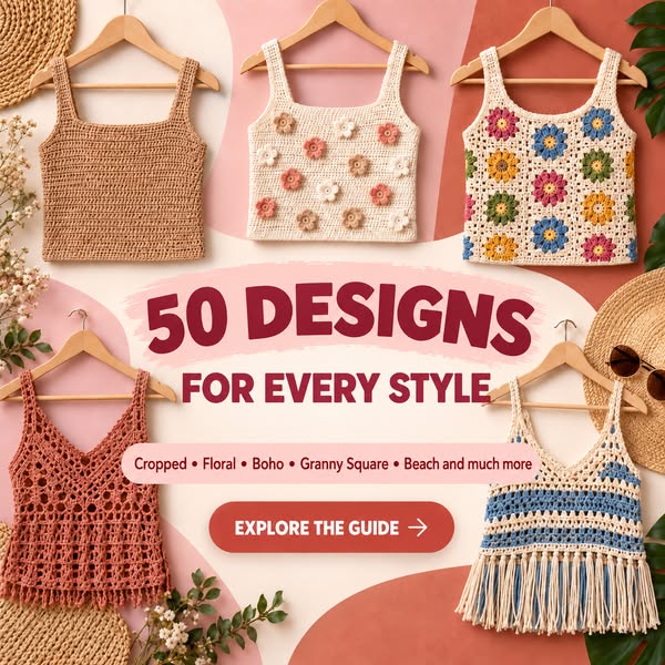 50 Crochet Tank Tops