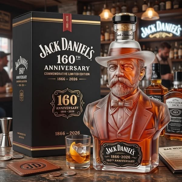 Jack Daniel's 160th Anniversary Whiskey Bottle（1866 - 2026）