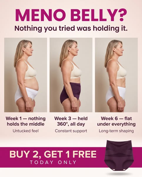 The meno belly wasn't your discipline.