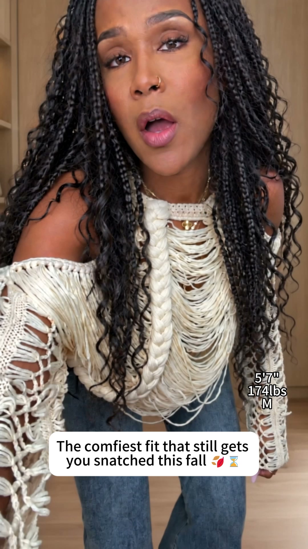 Braided Fringe Crop Top