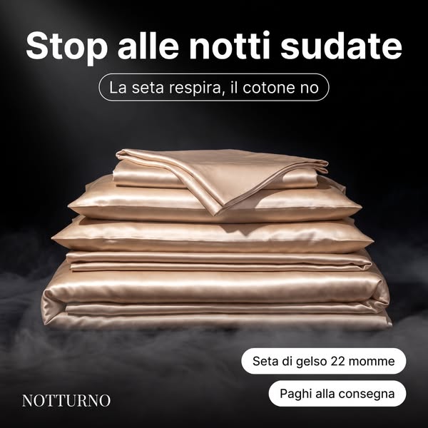 Set completo in seta a 70€
