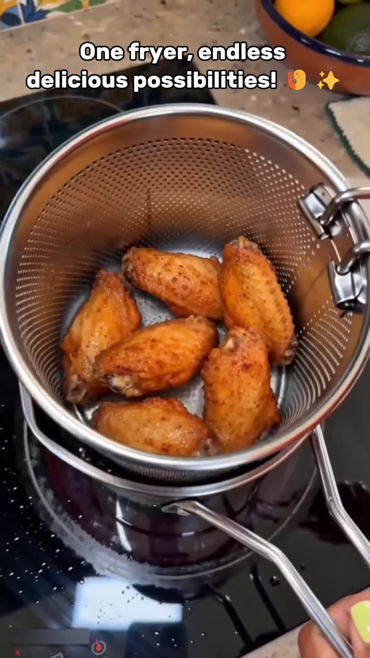 Multifunctional 304 Stainless Steel Fryer